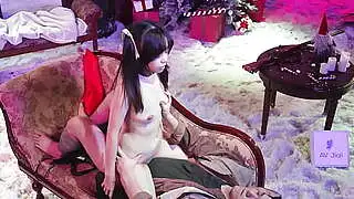 ¡La chica china caliente y cachonda Yuli fue follada duramente!