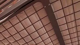 Asiatischer Tourist erwischt MILF beim Sex und macht mit.