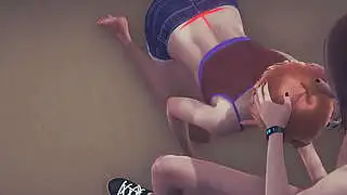 Hentai sin censura 3D - Elfa sexy teniendo sexo duro en un tren - Pornografía japonesa asiática de manga, anime, películas y videojuegos