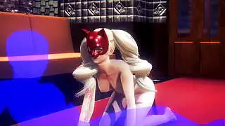 Persona 5 Hentai - Ann Takamari Masturbación y sexo oral - Pornografía japonesa de manga, anime, películas y videojuegos